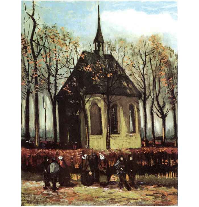 congregation-leaving-the-reformed-church-in-nuenen-1884(1)
