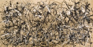 mural by jackson pollock (wikiart.org)